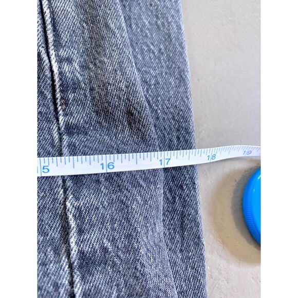 Levi's Ribcage Straight Faded Black Denim Jeans 27 - Picture 12 of 14